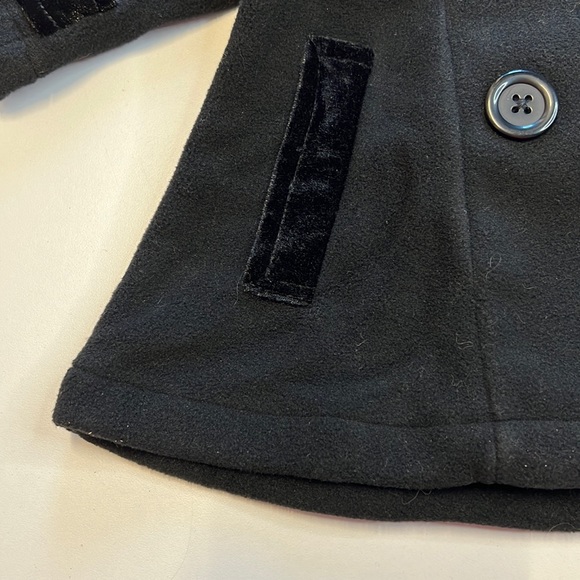 Starting Out Black Jacket w/ Faux Fur Collar, Big Buttons, Matching Hat, NWT!! - Picture 5 of 7